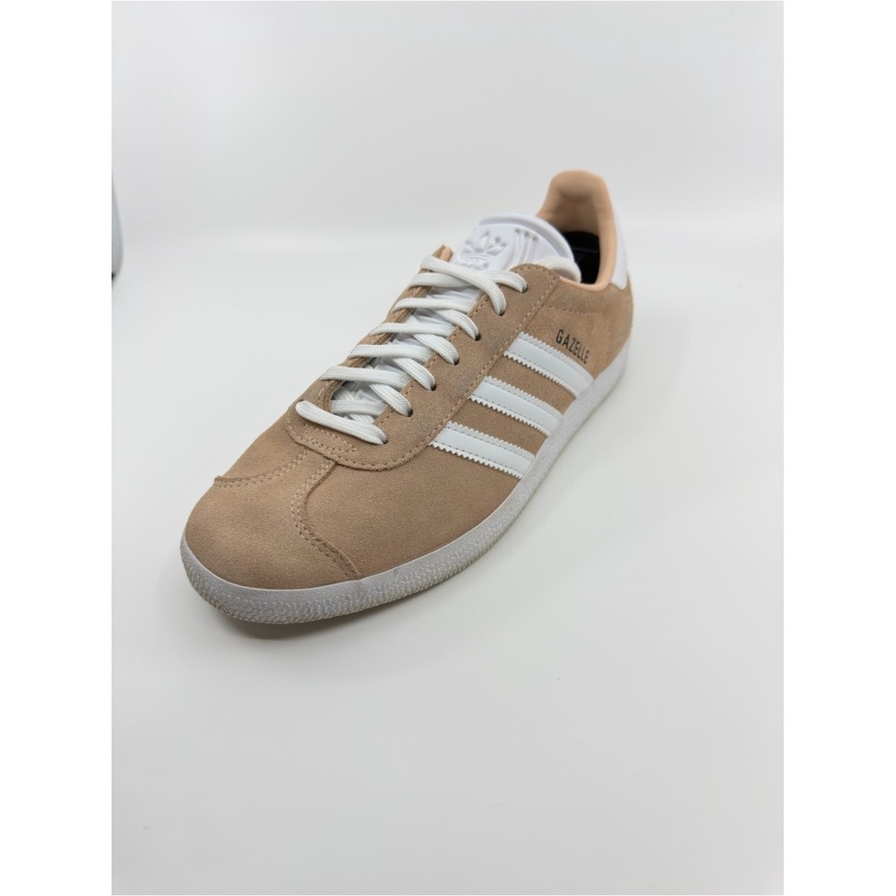 Adidas Gazelle Sneakers Womens 7.5 Tan  Suede Low Top Lace Up - Picture 6 of 11